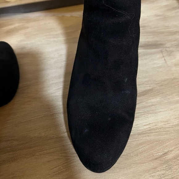 Impo Suede Heel Booties "Vernie" black size 10 - Picture 6 of 6